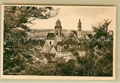 AK / Ansichtskarte Donauwoerth Teilansicht  Kat. Donauwoerth