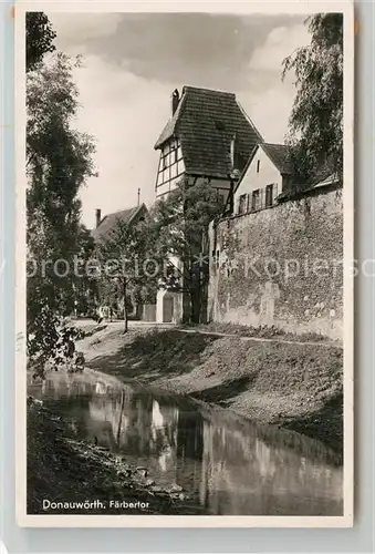 AK / Ansichtskarte Weissenburg Bayern Faerbertor Kat. Weissenburg i.Bay.