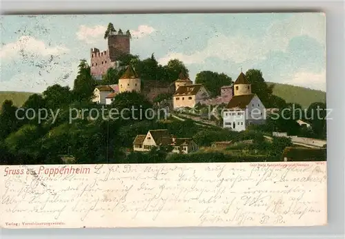 AK / Ansichtskarte Pappenheim Mittelfranken Schloss Kat. Pappenheim