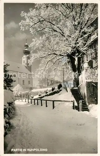 AK / Ansichtskarte Ruhpolding Kirche Kat. Ruhpolding