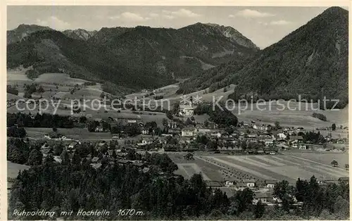 AK / Ansichtskarte Ruhpolding mit Hochfelln Kat. Ruhpolding