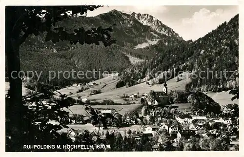 AK / Ansichtskarte Ruhpolding mit Hochfelln Kat. Ruhpolding