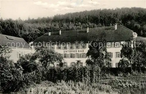 AK / Ansichtskarte Bad Liebenzell Unteres Bad Kat. Bad Liebenzell