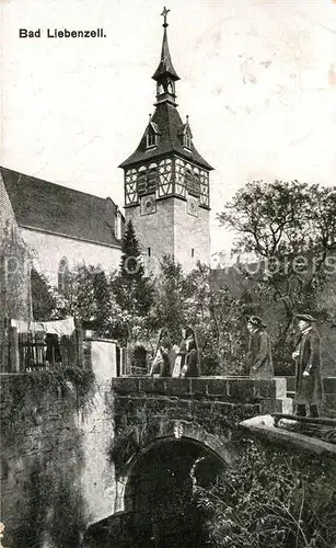 AK / Ansichtskarte Bad Liebenzell Kirche Bruecke Kat. Bad Liebenzell