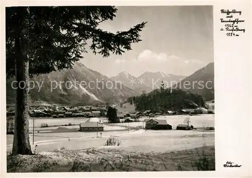 AK / Ansichtskarte Ruhpolding mit Sonntagshorn und Reifelberg Kat. Ruhpolding