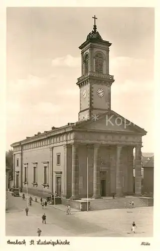 AK / Ansichtskarte Ansbach Mittelfranken Ludwigskirche Kat. Ansbach