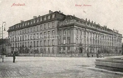 AK / Ansichtskarte Ansbach Mittelfranken Schloss Kat. Ansbach