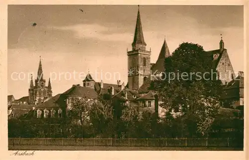 AK / Ansichtskarte Ansbach Mittelfranken Kirche Kat. Ansbach