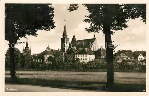 AK / Ansichtskarte Ansbach Mittelfranken Kirche Kat. Ansbach