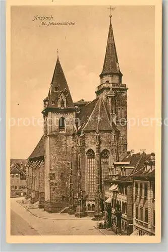 AK / Ansichtskarte Ansbach Mittelfranken Johanniskirche Kat. Ansbach