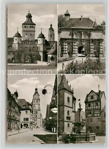 AK / Ansichtskarte Weissenburg Bayern Ellinger Tor  Kat. Weissenburg i.Bay.