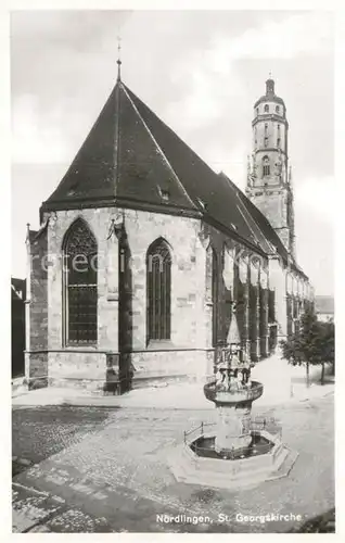 AK / Ansichtskarte Noerdlingen Sankt Georgskirche Kat. Noerdlingen