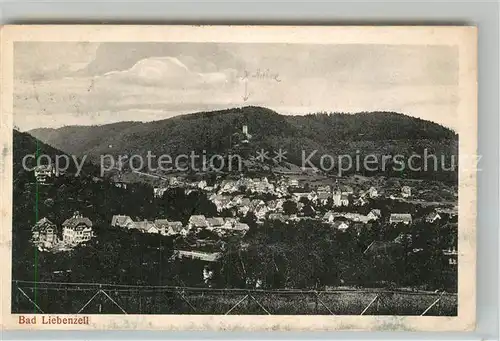 AK / Ansichtskarte Bad Liebenzell Panorama mit Burg Kat. Bad Liebenzell