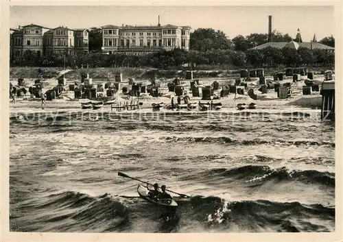 AK / Ansichtskarte Zinnowitz Ostseebad Partie an der Seebruecke 