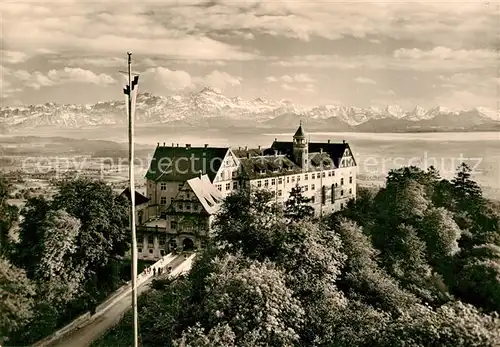 AK / Ansichtskarte Heiligenberg Baden Schloss Heiligenberg Schweizer Alpen  Kat. Heiligenberg