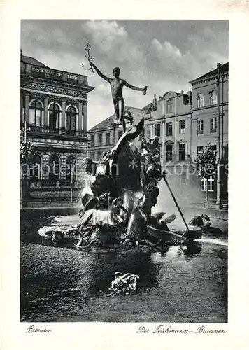 AK / Ansichtskarte Bremen Teichmann Brunnen  Kat. Bremen