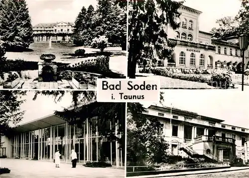 AK / Ansichtskarte Bad Soden Taunus Badehaus Kat. Bad Soden am Taunus