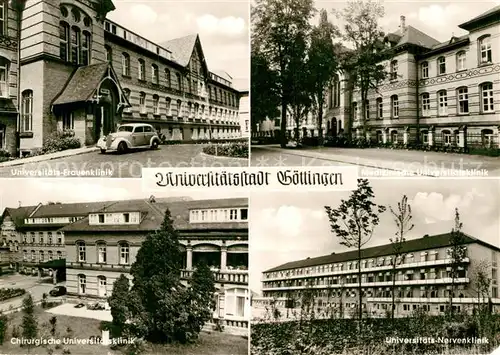 AK / Ansichtskarte Goettingen Niedersachsen Frauenklinik Universitaetsklinik Nervenklinik  Kat. Goettingen