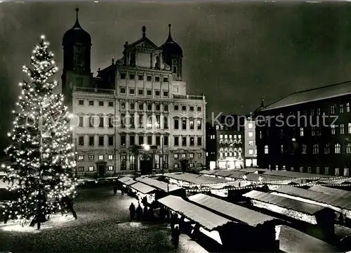 AK / Ansichtskarte Augsburg hristkindels Markt Kat. Augsburg