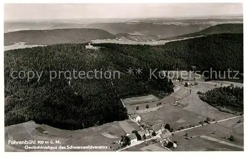 AK / Ansichtskarte Fohrenbuehl Gedaechtnishaus Schwarzwaldverein Kat. Lauterbach