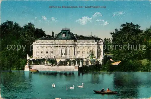 AK / Ansichtskarte Ludwigsburg Wuerttemberg Schloss Monrepos