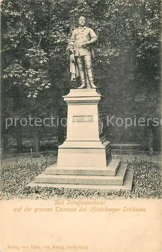 AK / Ansichtskarte Heidelberg Neckar Scheffeldenkmal Kat. Heidelberg