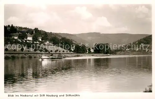 AK / Ansichtskarte Heidelberg Neckar mit Stift Neuburg und Stiftsmuehle Kat. Heidelberg