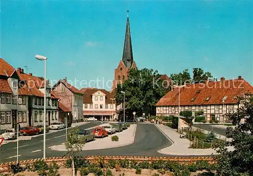 AK / Ansichtskarte Dannenberg Elbe Busbahnhof Kirche Kat. Dannenberg (Elbe)