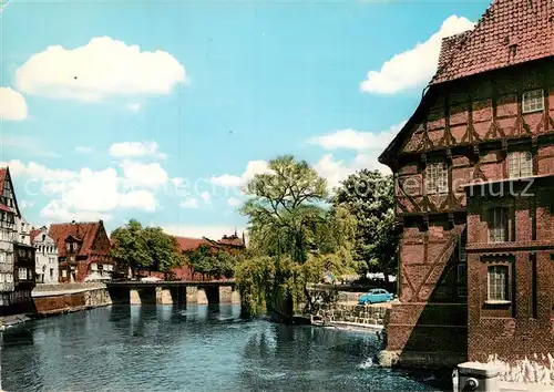 AK / Ansichtskarte Lueneburg Luenermuehle Blick von der Brausebruecke Kat. Lueneburg