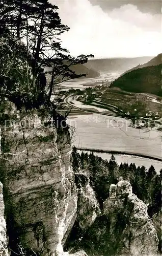 AK / Ansichtskarte Oberndorf Neckar Blick vom Schlattfels Kat. Oberndorf am Neckar