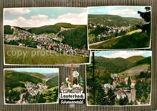 AK / Ansichtskarte Lauterbach Schwarzwald Panoramen Kat. Lauterbach