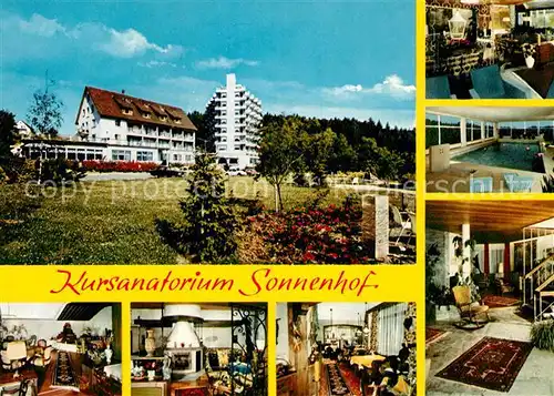 AK / Ansichtskarte Luetzenhardt Kursanatorium Sonnenhof  Kat. Waldachtal