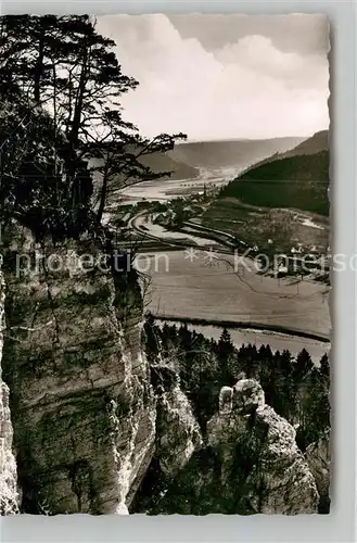 AK / Ansichtskarte Oberndorf Neckar Panorama vom Schlottfels Kat. Oberndorf am Neckar