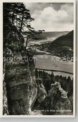 AK / Ansichtskarte Oberndorf Neckar Panorama vom Schlattfels Kat. Oberndorf am Neckar