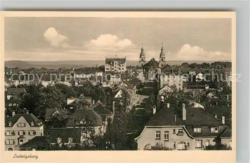 AK / Ansichtskarte Ludwigsburg Wuerttemberg Stadtblick