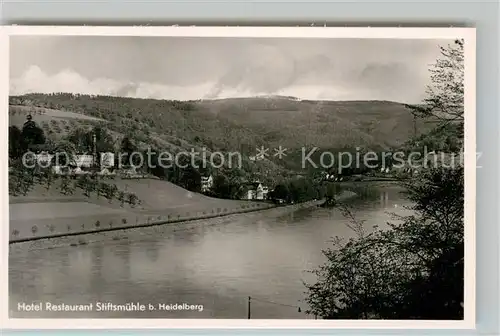 AK / Ansichtskarte Heidelberg Neckar Hotel Restaurant Stiftsmuehle Kat. Heidelberg