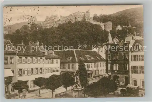 AK / Ansichtskarte Heidelberg Neckar Kornmarkt und Schloss Kat. Heidelberg