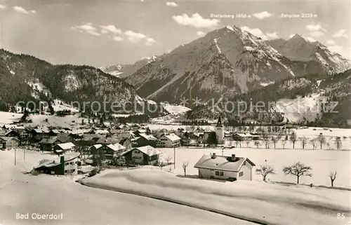 AK / Ansichtskarte Bad Oberdorf Breitenberg Ratspitze Winterlandschaft Kat. Bad Hindelang