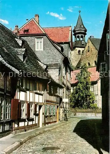 AK / Ansichtskarte Goslar Peterstrasse Altstadt Fachwerkhaeuser Kat. Goslar