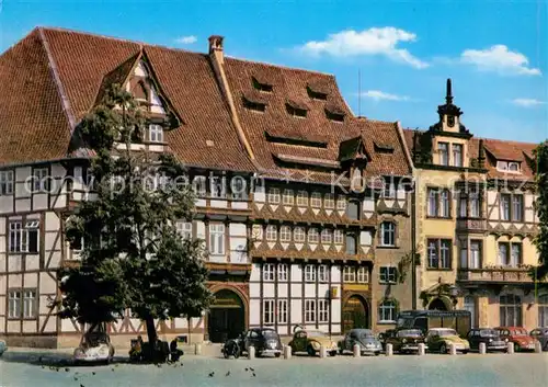 AK / Ansichtskarte Braunschweig Gildehaus Fachwerkhaus Historisches Gebaeude Kat. Braunschweig