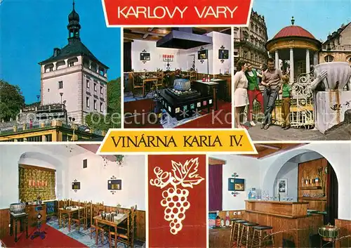 AK / Ansichtskarte Karlovy Vary Vinarna Karla IV Kat. Karlovy Vary Karlsbad