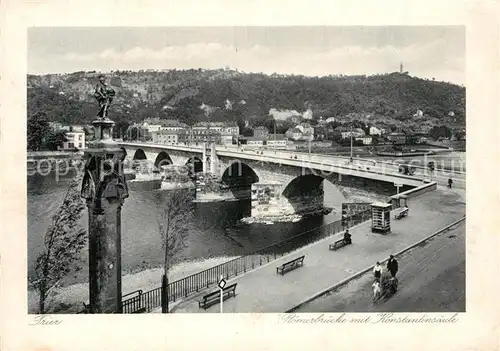 AK / Ansichtskarte Trier Roemerbruecke Konstantinsaeule Kat. Trier