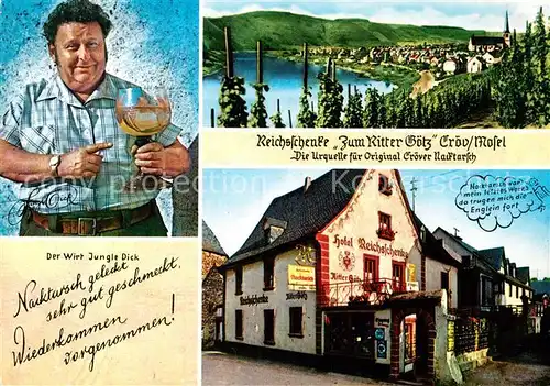 AK / Ansichtskarte Kroev Mosel Reichsschenke Zum Ritter Goetz Kat. Kroev