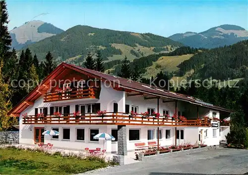 AK / Ansichtskarte Unterjoch Gaststaette Berghof  Kat. Bad Hindelang