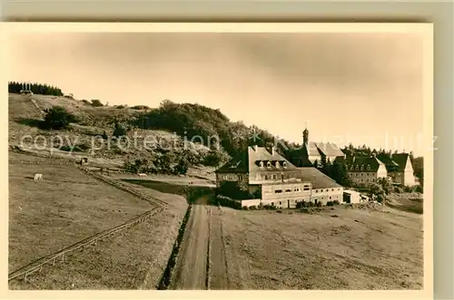 AK / Ansichtskarte Kreuzberg Rhoen Kreuzberghotel Braun und Kloster  Kat. Gersfeld (Rhoen)