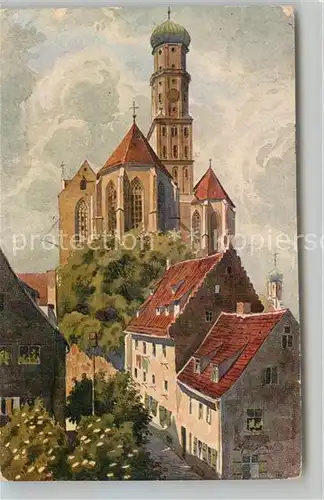 AK / Ansichtskarte Augsburg Sankt Ulrichskirche von Osten Kat. Augsburg