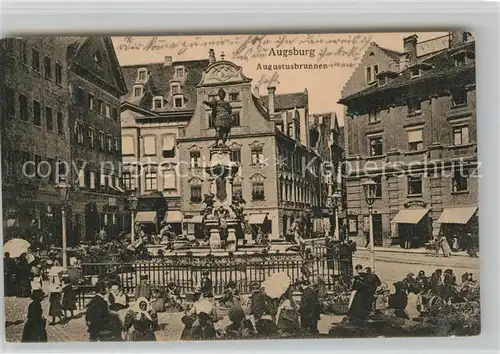 AK / Ansichtskarte Augsburg Augustusbrunnen Kat. Augsburg