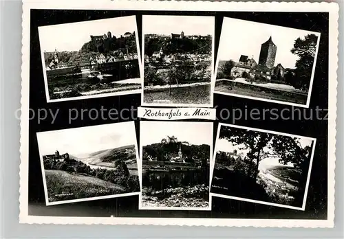 AK / Ansichtskarte Rothenfels Unterfranken Stadtansichten  Kat. Rothenfels