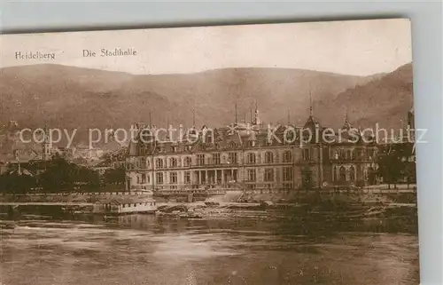 AK / Ansichtskarte Heidelberg Neckar Stadthalle Kat. Heidelberg