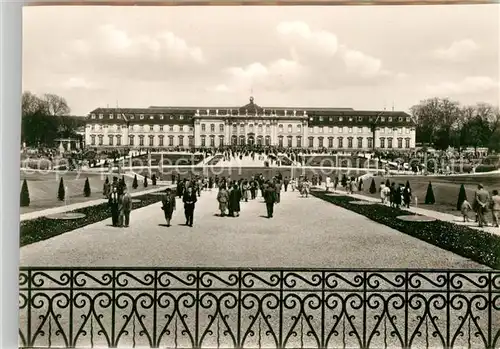 AK / Ansichtskarte Ludwigsburg Wuerttemberg Gartenschau Bluehendes Barock Schloss